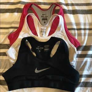 Nike sports bras